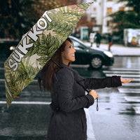 Sukkot Umbrella Jewish Holiday Gratitude Dwells Here - Vintage Botanical Sukkah