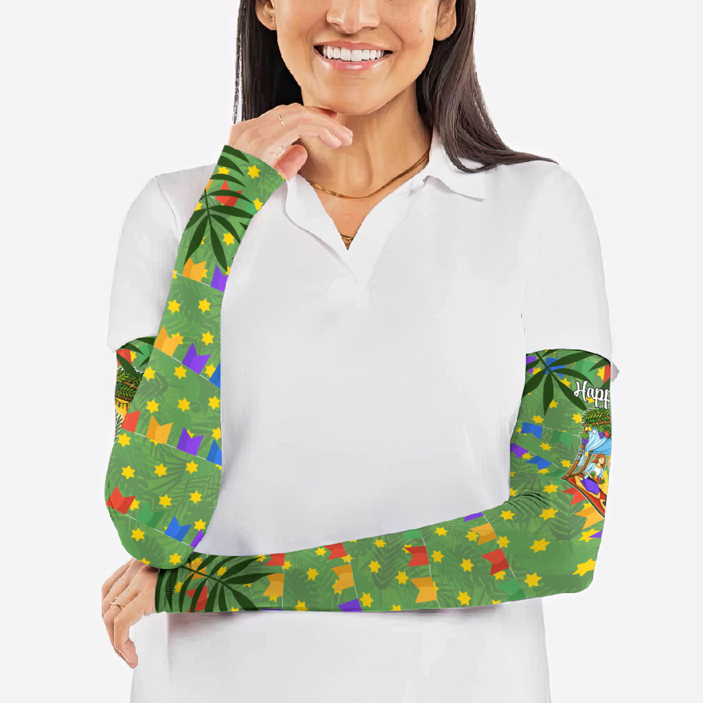 Sukkot Jewish Arm Sleeves Colorful Sukkot Festival Of Tabernacles