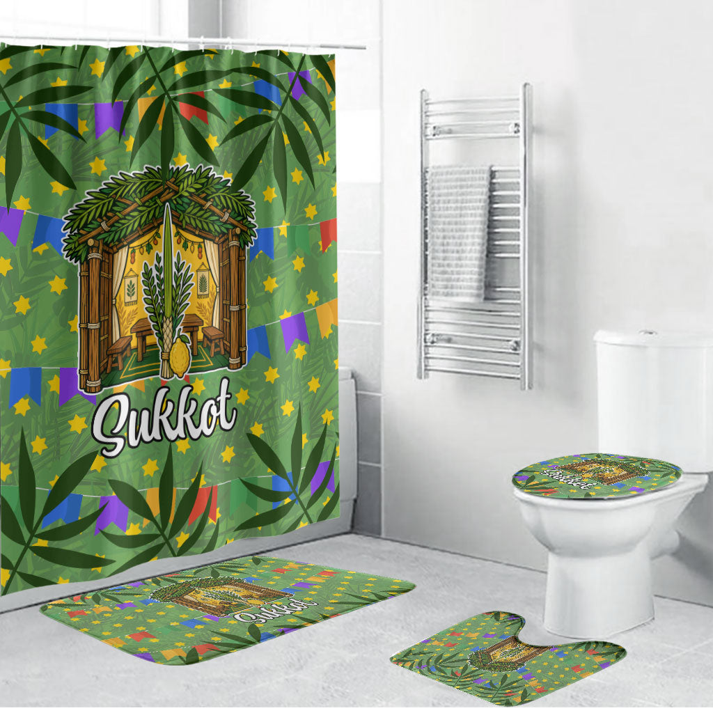 Sukkot Jewish Bathroom Set Colorful Sukkot Festival Of Tabernacles