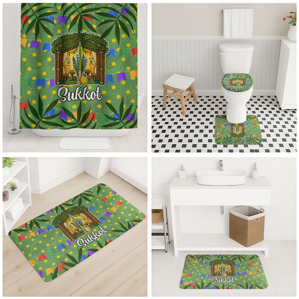Sukkot Jewish Bathroom Set Colorful Sukkot Festival Of Tabernacles