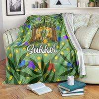 Sukkot Jewish Blanket Colorful Sukkot Festival Of Tabernacles