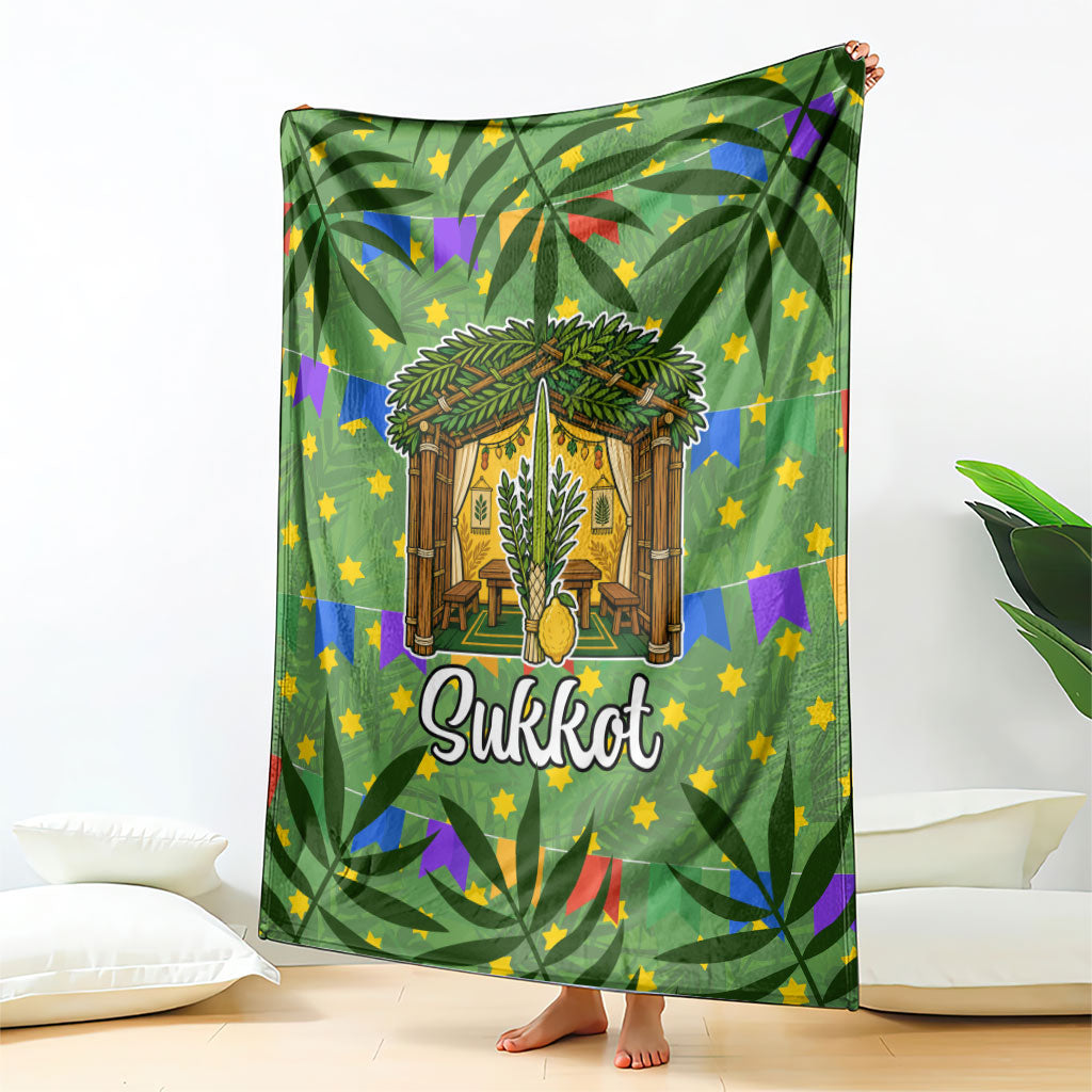 Sukkot Jewish Blanket Colorful Sukkot Festival Of Tabernacles