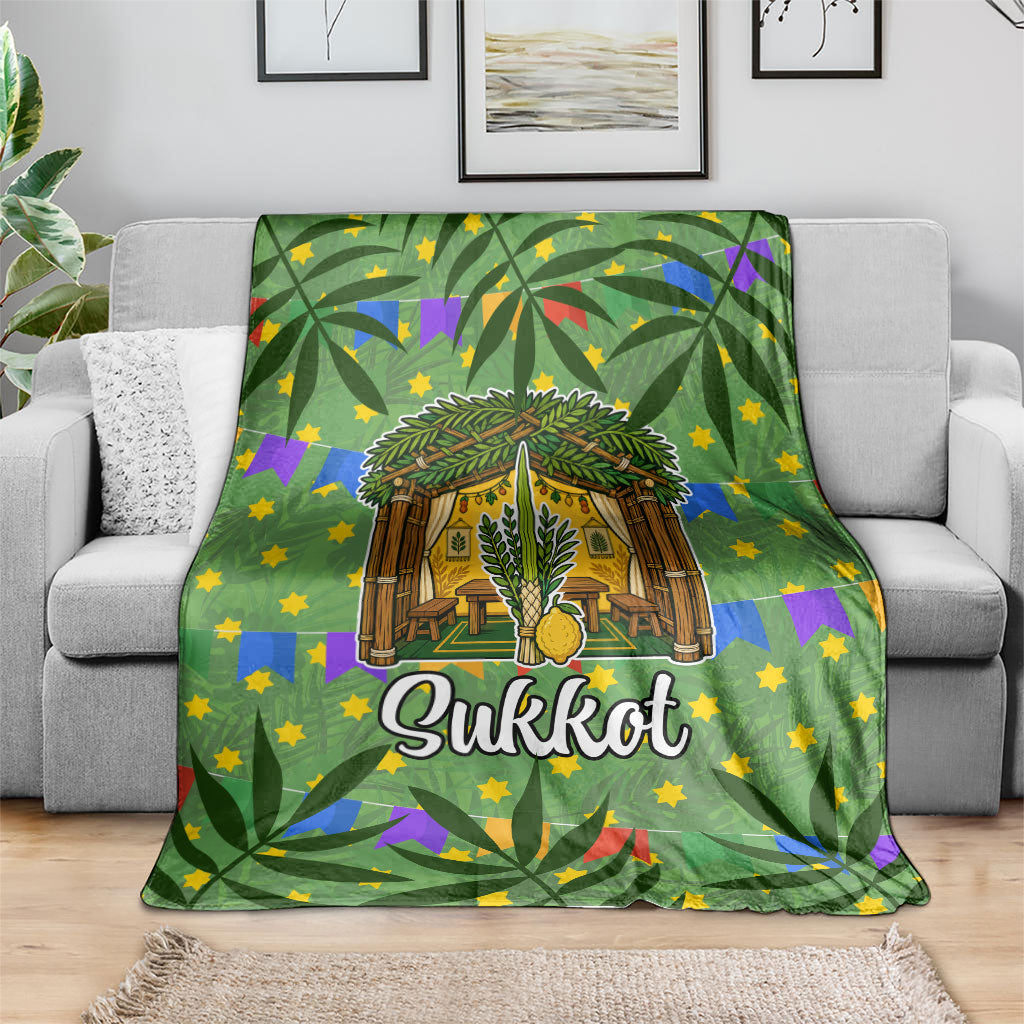 Sukkot Jewish Blanket Colorful Sukkot Festival Of Tabernacles