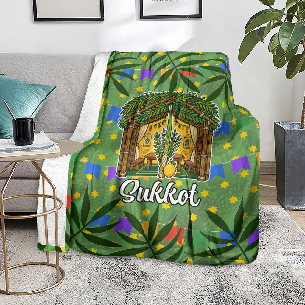 Sukkot Jewish Blanket Colorful Sukkot Festival Of Tabernacles