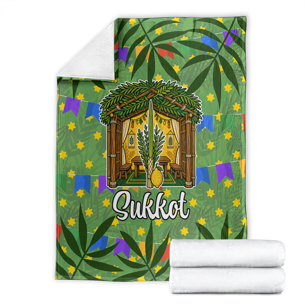 Sukkot Jewish Blanket Colorful Sukkot Festival Of Tabernacles