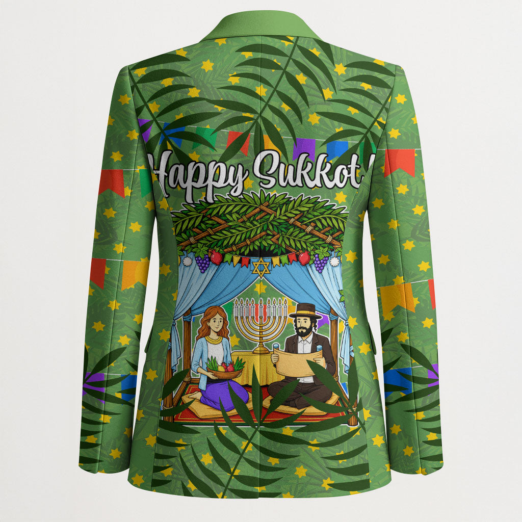 Sukkot Jewish Blazer Colorful Sukkot Festival Of Tabernacles