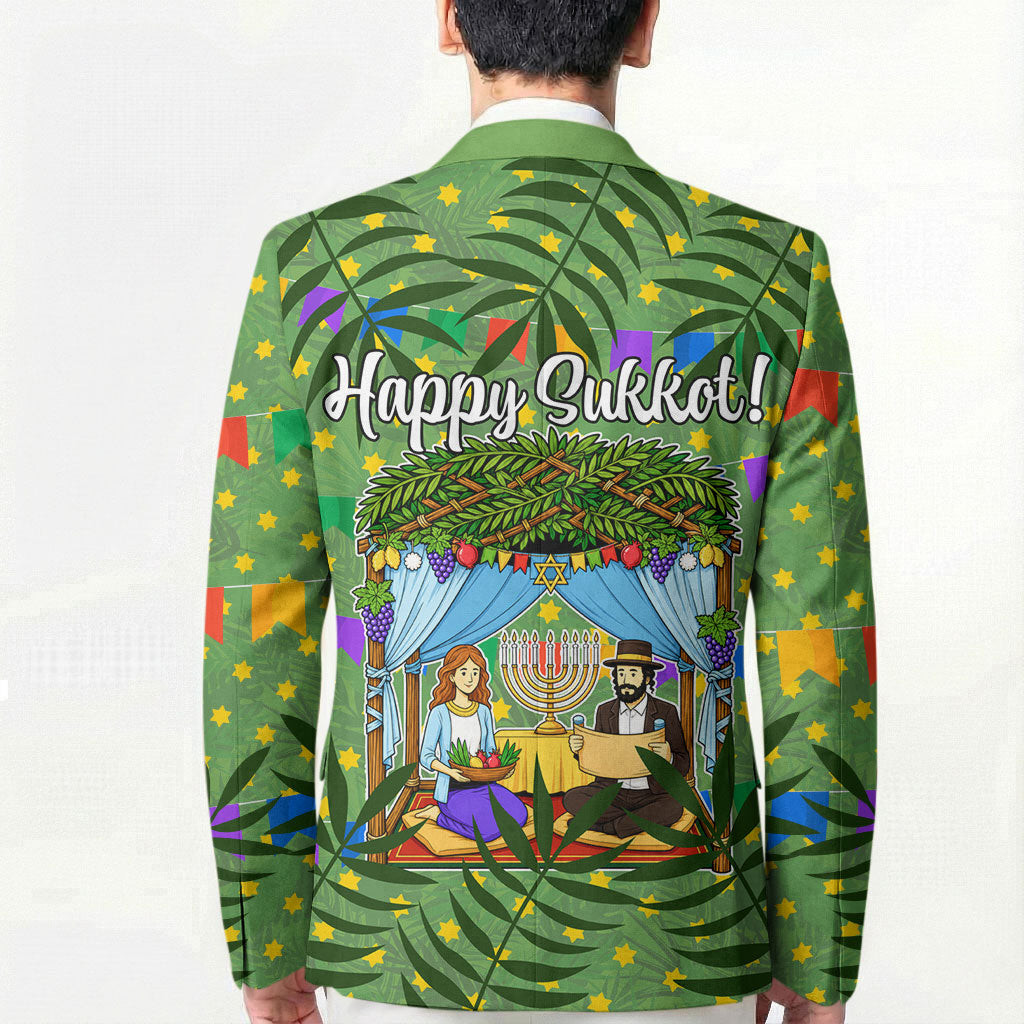Sukkot Jewish Blazer Colorful Sukkot Festival Of Tabernacles