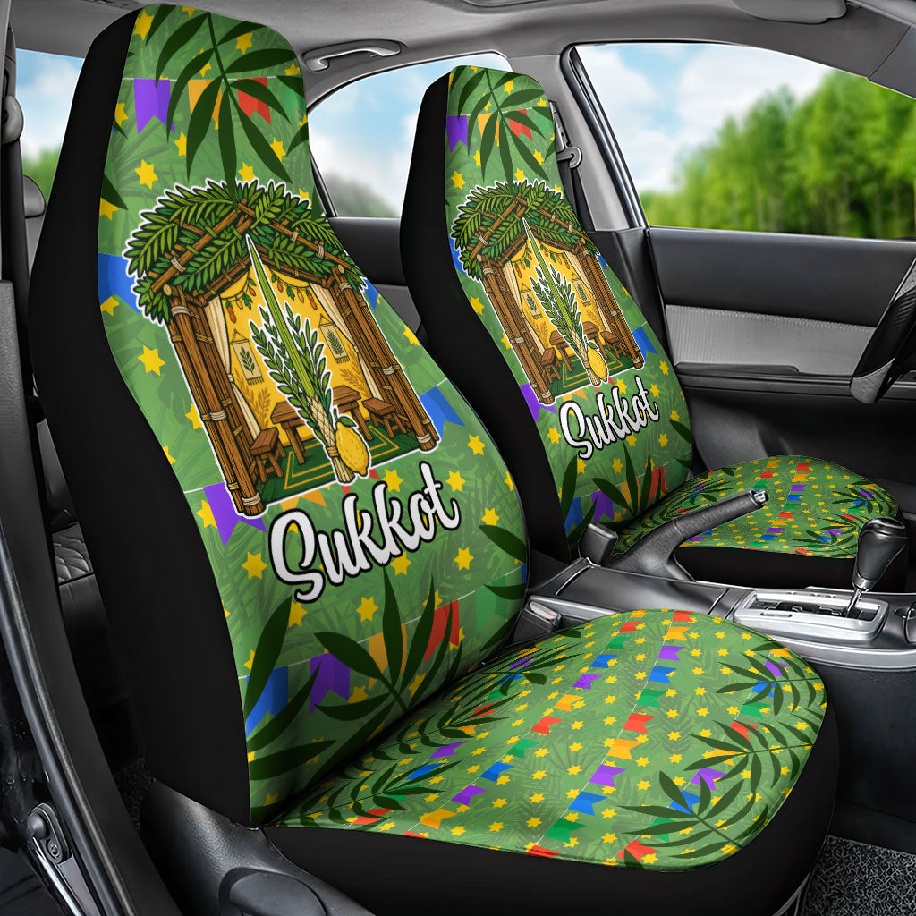 Sukkot Jewish Car Seat Cover Colorful Sukkot Festival Of Tabernacles