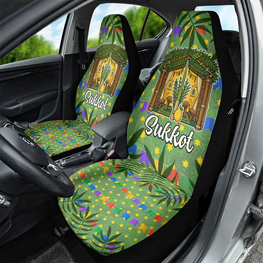 Sukkot Jewish Car Seat Cover Colorful Sukkot Festival Of Tabernacles