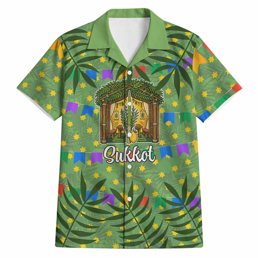 Sukkot Jewish Hawaiian Shirt Colorful Sukkot Festival Of Tabernacles