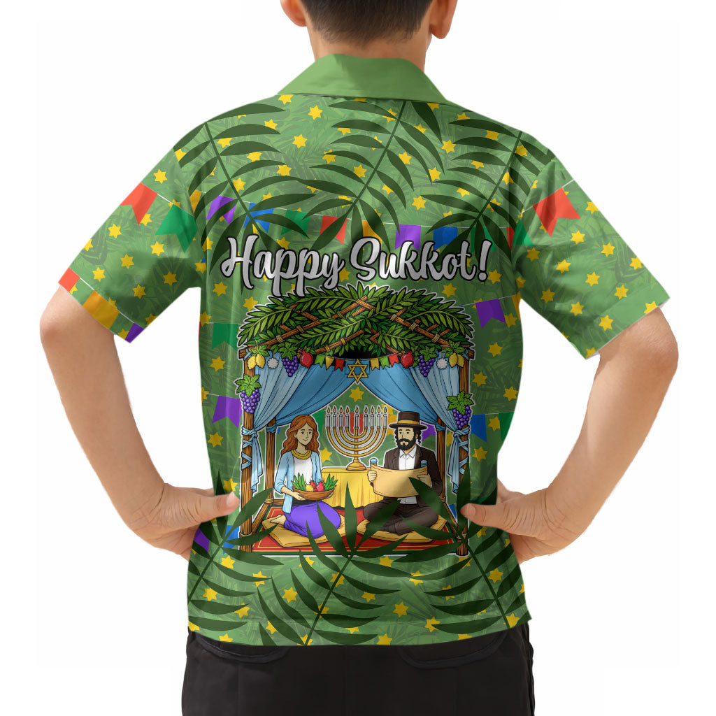 Sukkot Jewish Hawaiian Shirt Colorful Sukkot Festival Of Tabernacles