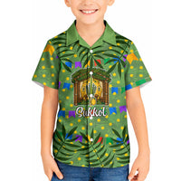 Sukkot Jewish Kid Hawaiian Shirt Colorful Sukkot Festival Of Tabernacles