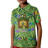 Sukkot Jewish Kid Polo Shirt Colorful Sukkot Festival Of Tabernacles