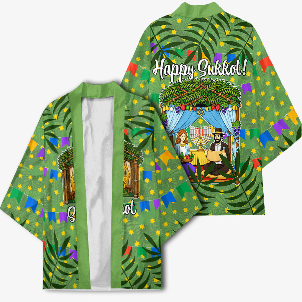 Sukkot Jewish Kimono Colorful Sukkot Festival Of Tabernacles