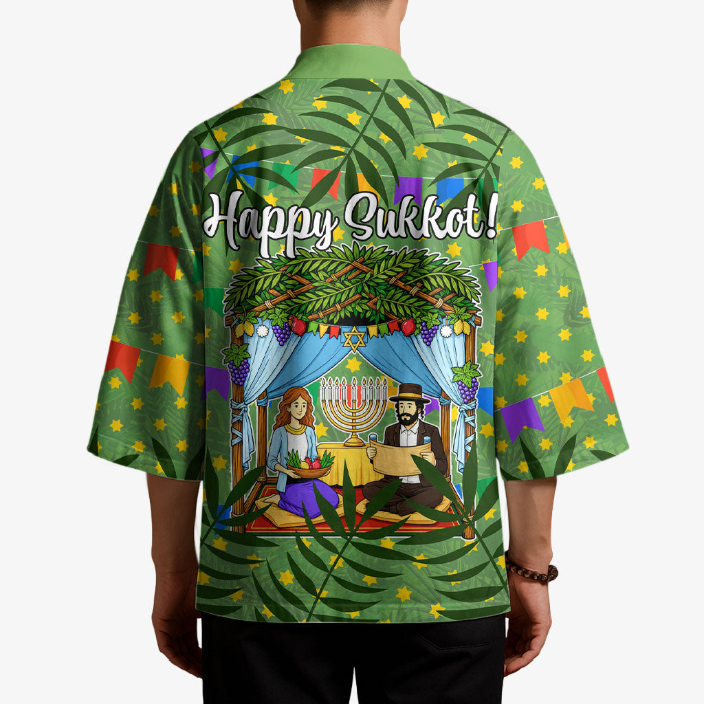 Sukkot Jewish Kimono Colorful Sukkot Festival Of Tabernacles