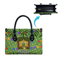 Sukkot Jewish Leather Bag Colorful Sukkot Festival Of Tabernacles
