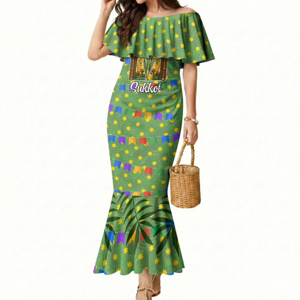 Sukkot Jewish Mermaid Dress Colorful Sukkot Festival Of Tabernacles