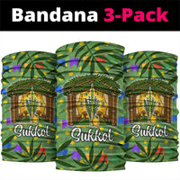 Sukkot Jewish Neck Gaiter Colorful Sukkot Festival Of Tabernacles