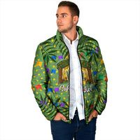 Sukkot Jewish Padded Jacket Colorful Sukkot Festival Of Tabernacles