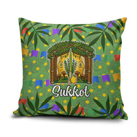 Sukkot Jewish Pillow Cover Colorful Sukkot Festival Of Tabernacles