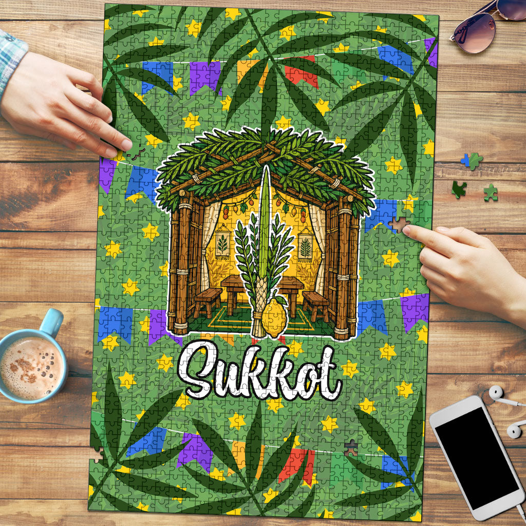 Sukkot Jewish Puzzle Colorful Sukkot Festival Of Tabernacles