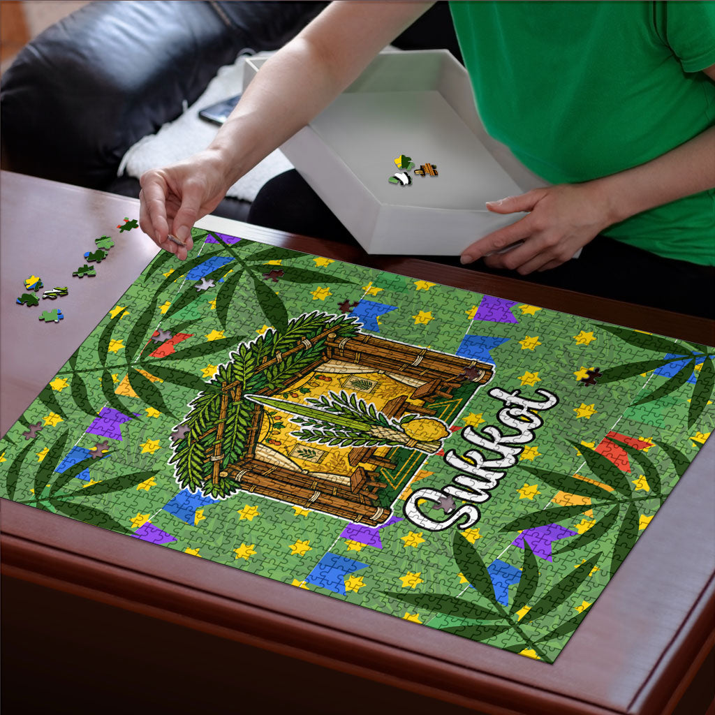 Sukkot Jewish Puzzle Colorful Sukkot Festival Of Tabernacles