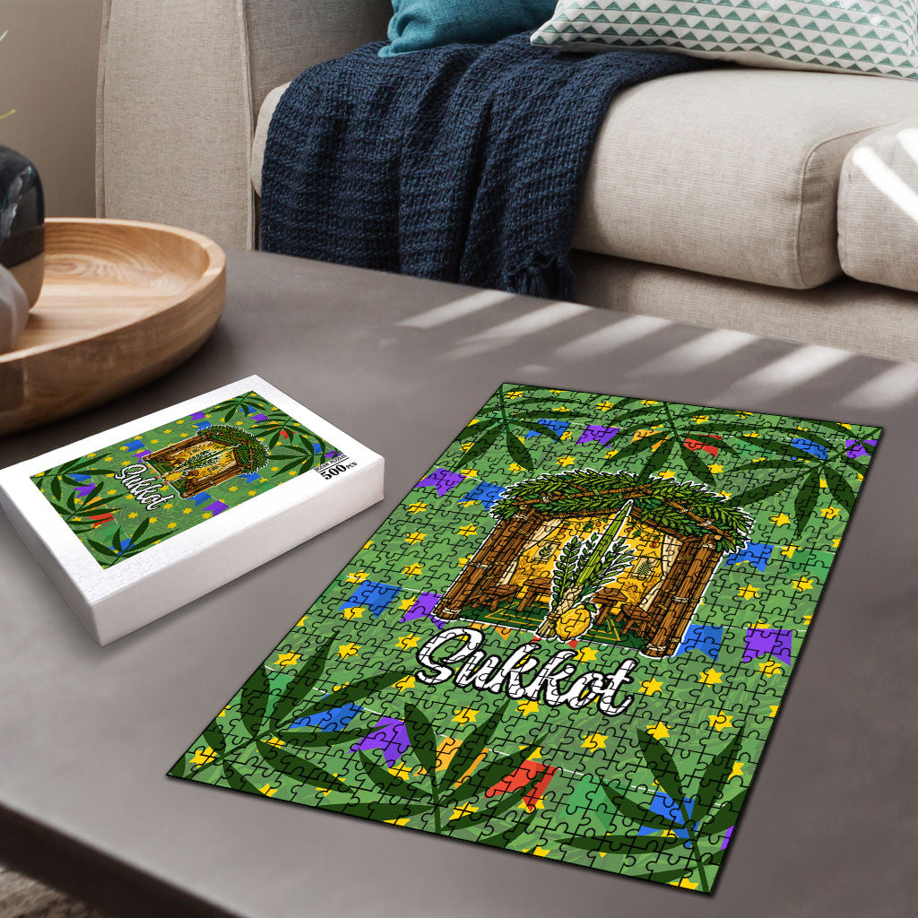 Sukkot Jewish Puzzle Colorful Sukkot Festival Of Tabernacles