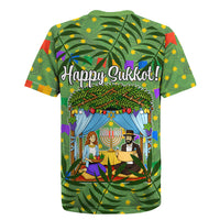 Sukkot Jewish Rugby Jersey Colorful Sukkot Festival Of Tabernacles