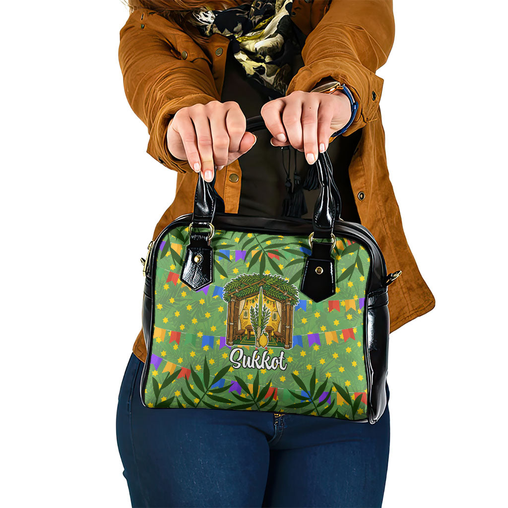 Sukkot Jewish Shoulder Handbag Colorful Sukkot Festival Of Tabernacles