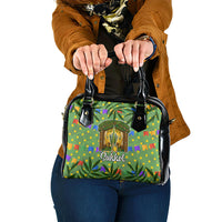 Sukkot Jewish Shoulder Handbag Colorful Sukkot Festival Of Tabernacles