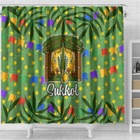Sukkot Jewish Shower Curtain Colorful Sukkot Festival Of Tabernacles