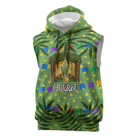 Sukkot Jewish Sleeveless Hoodie Colorful Sukkot Festival Of Tabernacles