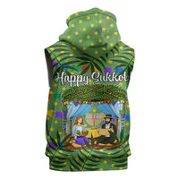 Sukkot Jewish Sleeveless Hoodie Colorful Sukkot Festival Of Tabernacles
