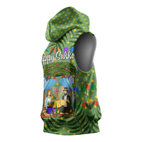 Sukkot Jewish Sleeveless Hoodie Colorful Sukkot Festival Of Tabernacles