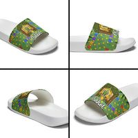 Sukkot Jewish Slide Sandals Colorful Sukkot Festival Of Tabernacles