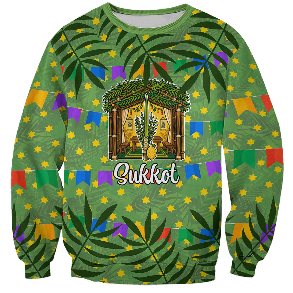 Sukkot Jewish Sweatshirt Colorful Sukkot Festival Of Tabernacles