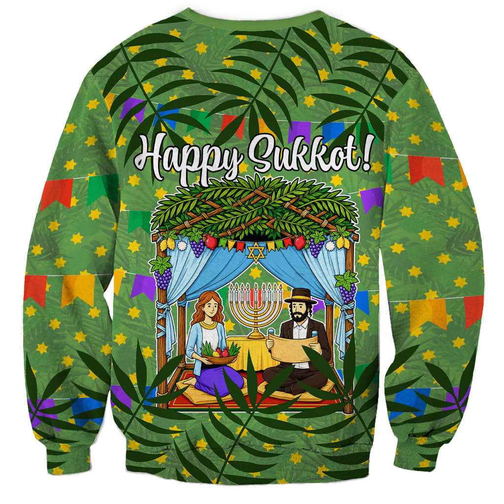 Sukkot Jewish Sweatshirt Colorful Sukkot Festival Of Tabernacles