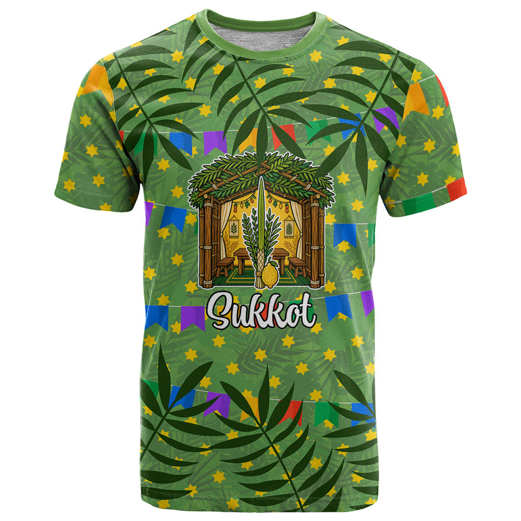 Sukkot Jewish T Shirt Colorful Sukkot Festival Of Tabernacles