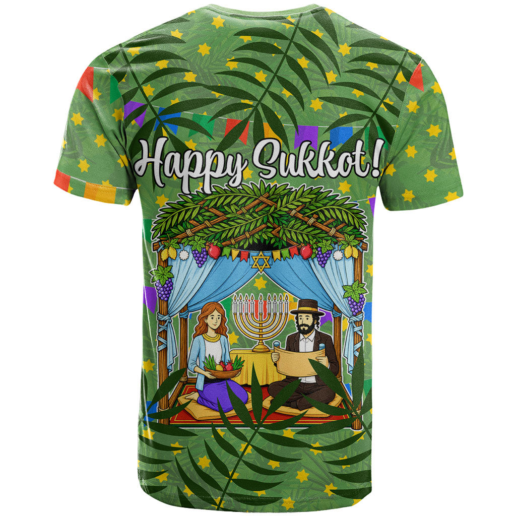 Sukkot Jewish T Shirt Colorful Sukkot Festival Of Tabernacles