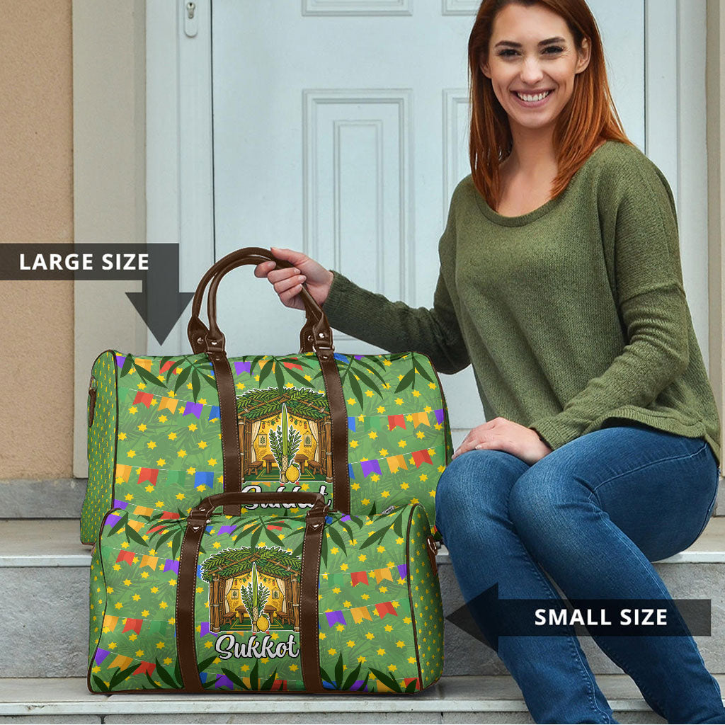 Sukkot Jewish Travel Bag Colorful Sukkot Festival Of Tabernacles