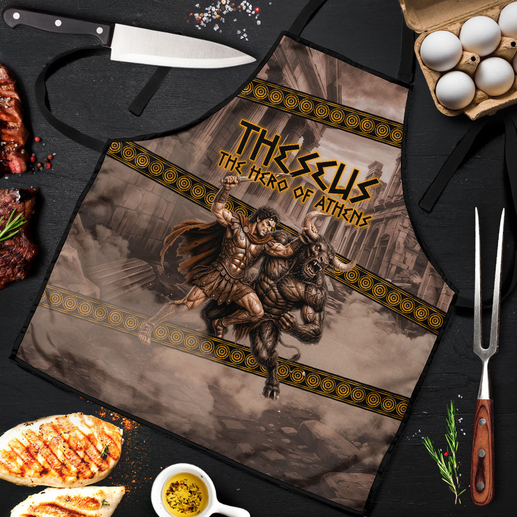 Theseus The Hero Of Athens Apron Greek Mythology Minotaur Ancient Warrior Art