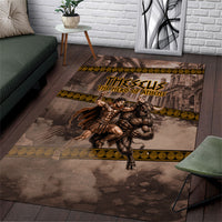 Theseus The Hero Of Athens Area Rug Greek Mythology Minotaur Ancient Warrior Art