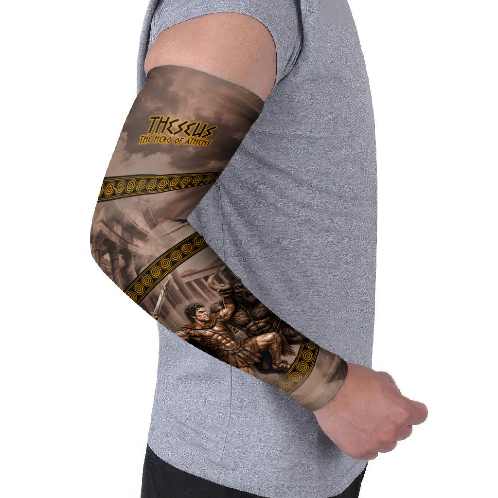 Theseus The Hero Of Athens Arm Sleeves Greek Mythology Minotaur Ancient Warrior Art