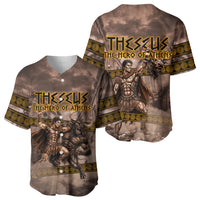 Theseus The Hero Of Athens Baseball Jersey Greek Mythology Minotaur Ancient Warrior Art