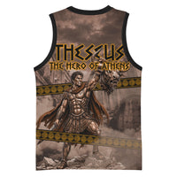 Theseus The Hero Of Athens Basketball Jersey Greek Mythology Minotaur Ancient Warrior Art