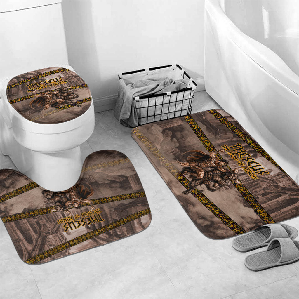 Theseus The Hero Of Athens Bathroom Set Greek Mythology Minotaur Ancient Warrior Art