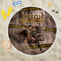 Theseus The Hero Of Athens Beach Blanket Greek Mythology Minotaur Ancient Warrior Art
