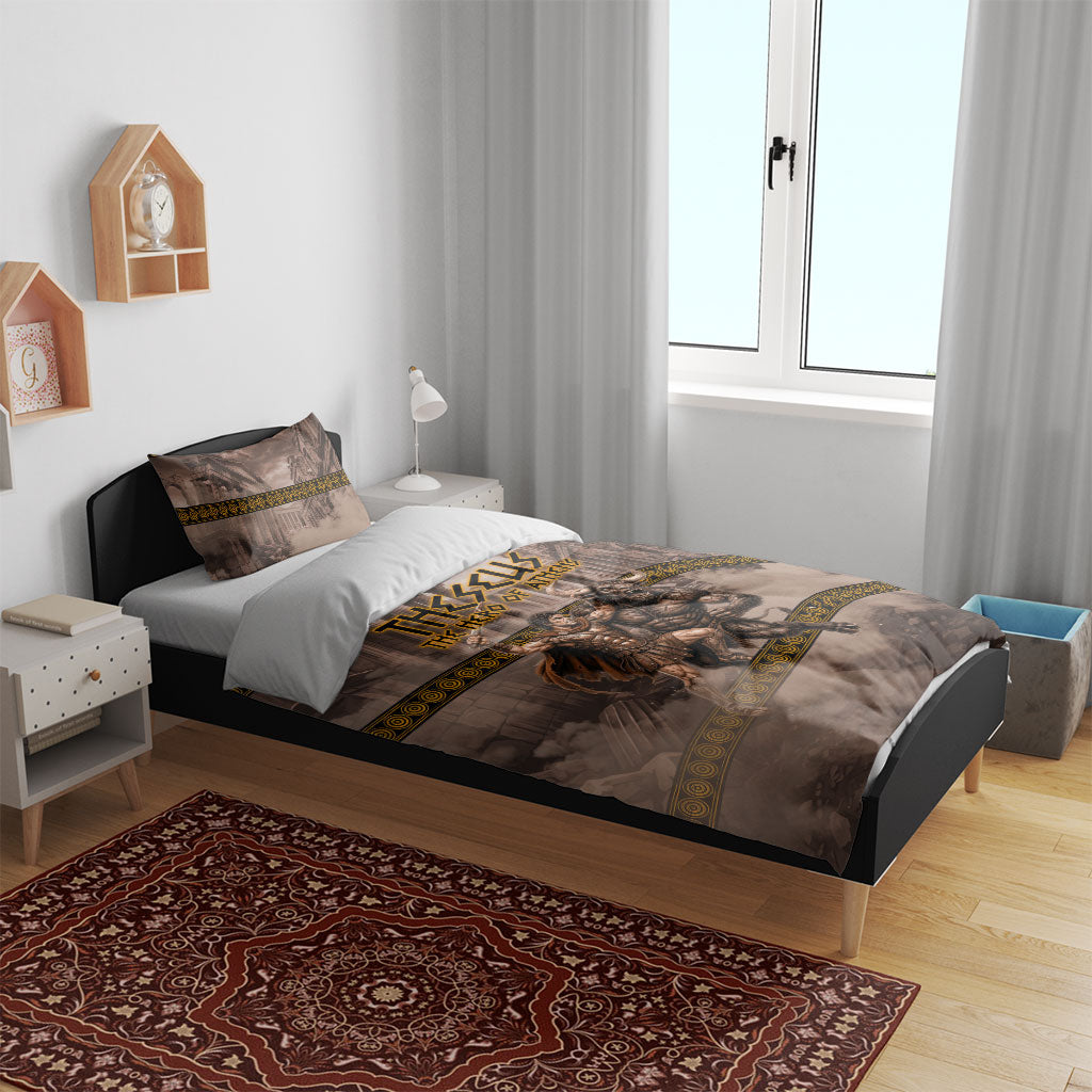 Theseus The Hero Of Athens Bedding Set Greek Mythology Minotaur Ancient Warrior Art