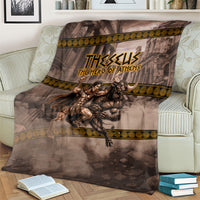 Theseus The Hero Of Athens Blanket Greek Mythology Minotaur Ancient Warrior Art