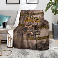 Theseus The Hero Of Athens Blanket Greek Mythology Minotaur Ancient Warrior Art